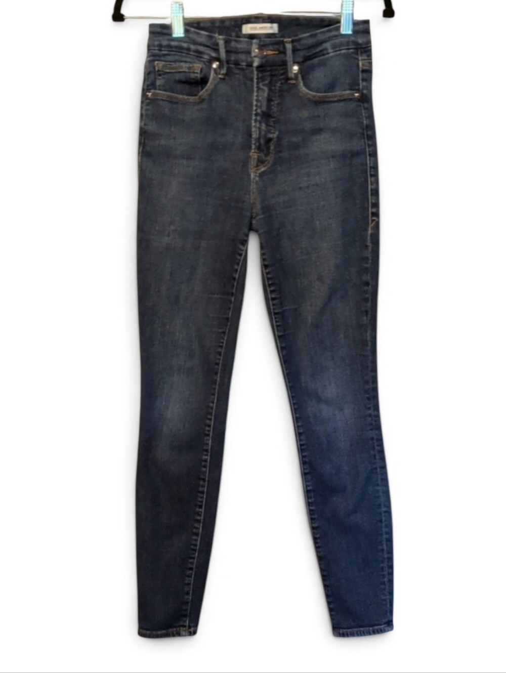 Good American Indigo High-Rise Skinny Jeans